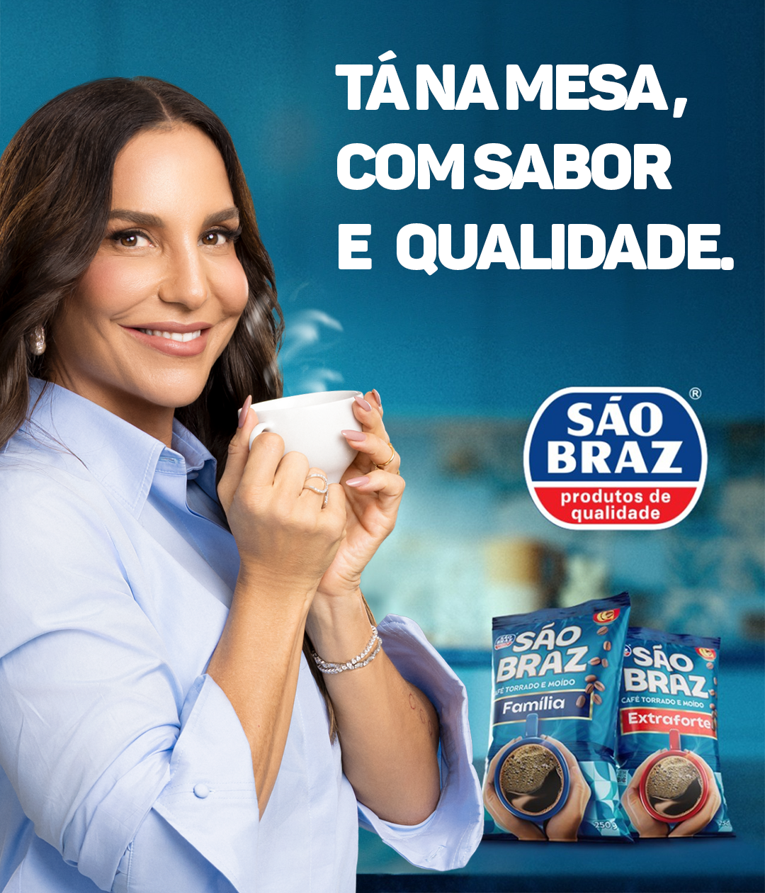 Braz Canal In – Ivete Sangalo é a nova garota propaganda do Café São Braz ...